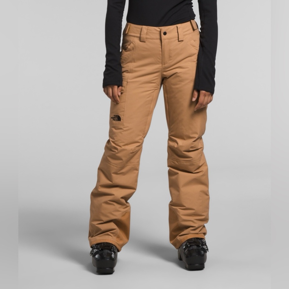 The North Face Freedom Insulated Pants Women XL Long Almond Butter Ski Snow